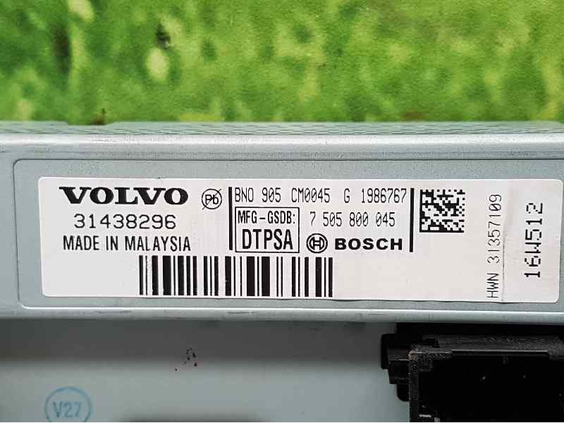 Recambio de pantalla multifuncion para volvo v40 inscription referencia OEM IAM 31438296 7505800045 BOSCH