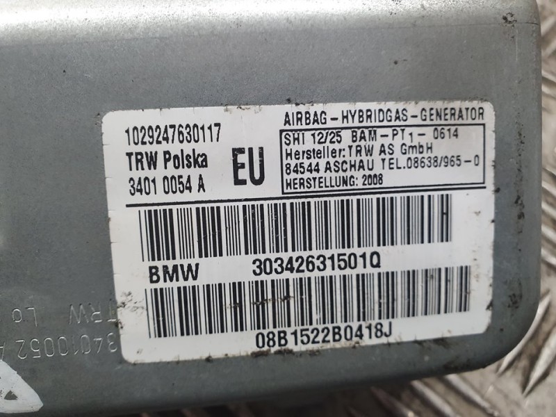 Recambio de airbag lateral delantero izquierdo para bmw x3 (e83) 2.0d referencia OEM IAM 30342631501Q 34010054A 