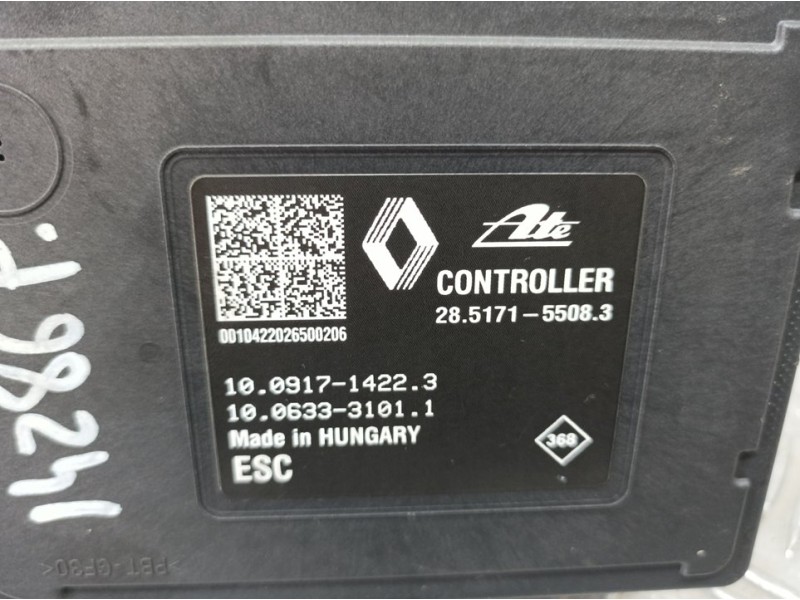 Recambio de abs para dacia sandero stepway referencia OEM IAM 476604105R 10022023804 ATE