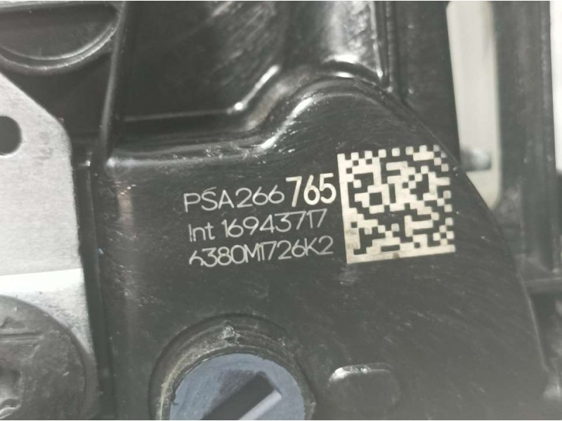 Recambio de cerradura puerta trasera derecha para citroën c3 aircross bluehdi 110 s&s eat6 shine referencia OEM IAM 266765 16943