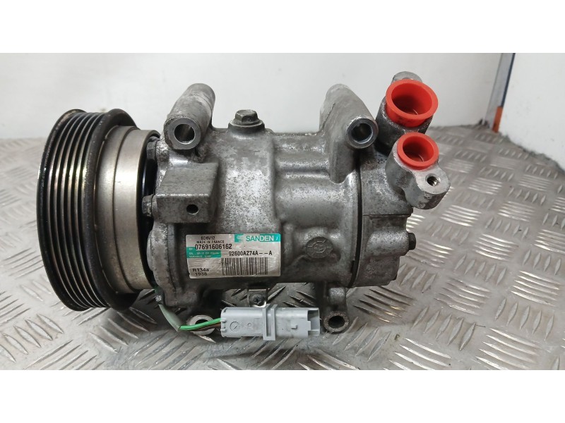 Recambio de compresor aire acondicionado para nissan nv200 furgoneta 1.5 dci 85 (m20, m20m) referencia OEM IAM 92600AZ74A SANDEN
