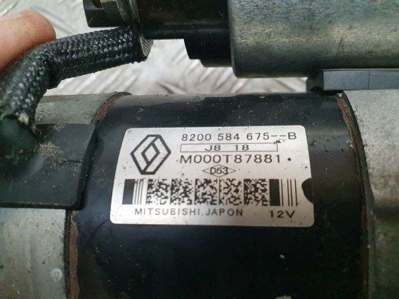 Recambio de motor arranque para nissan qashqai (j10) acenta referencia OEM IAM 8200584675B M000T87881 MITSUBISHI