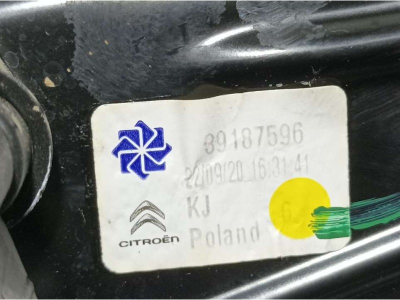 Recambio de elevalunas delantero derecho para citroën c3 aircross bluehdi 110 s&s eat6 shine referencia OEM IAM 89187596  ELECTR
