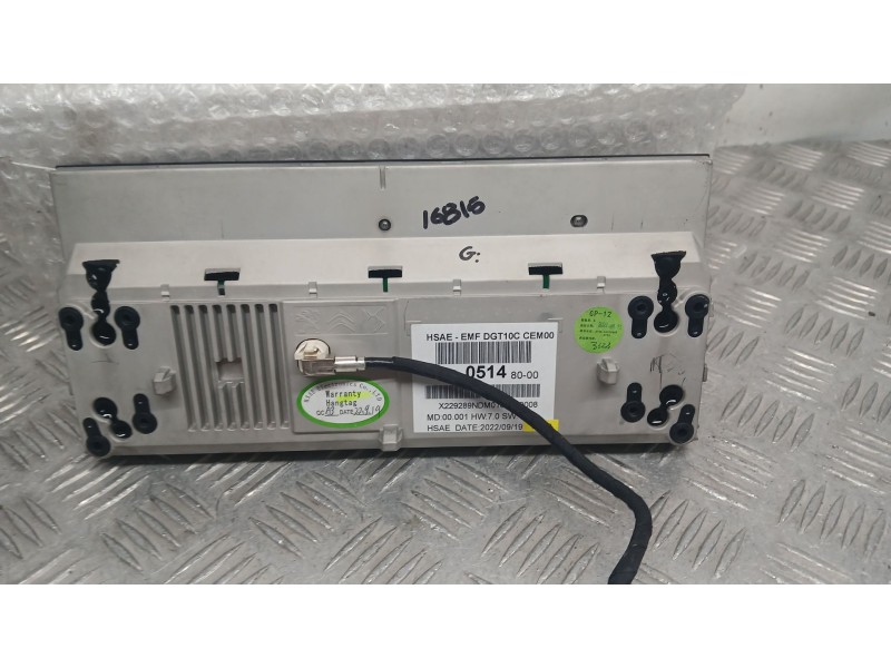 Recambio de sistema navegacion gps para peugeot 3008 ii suv (mc_, mr_, mj_, m4_) 1.5 bluehdi 130 referencia OEM IAM 9840051480  