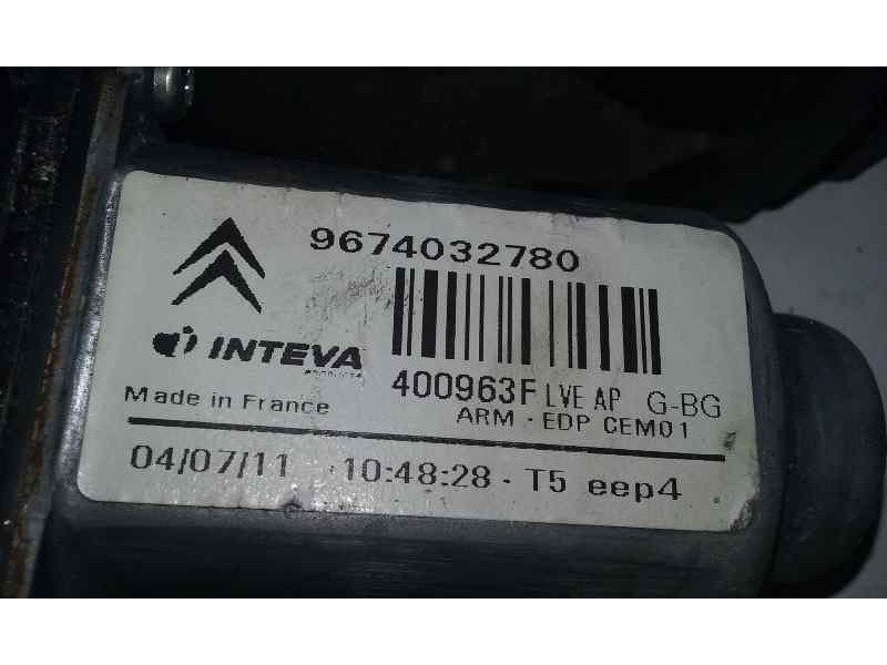 Recambio de elevalunas delantero izquierdo para citroën c4 picasso exclusive referencia OEM IAM  26 PINS ELECTRICO