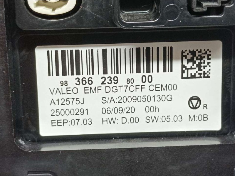 Recambio de sistema navegacion gps para citroën c3 aircross bluehdi 110 s&s eat6 shine referencia OEM IAM 9836623980 25000291 C/