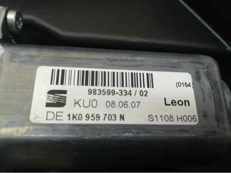 Recambio de elevalunas trasero izquierdo para seat leon (1p1) 1.9 tdi referencia OEM IAM 1K0959703N 18 PINS S1108H006