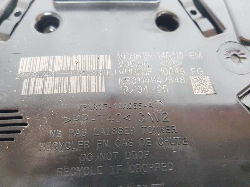 Recambio de cuadro instrumentos para dacia sandero iii 1.0 tce 90 referencia OEM IAM 248091342R  
