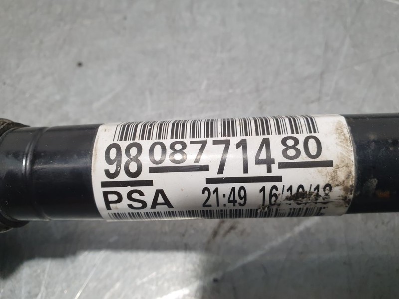 Recambio de transmision delantera izquierda para peugeot 3008 gt line referencia OEM IAM 9808771480  