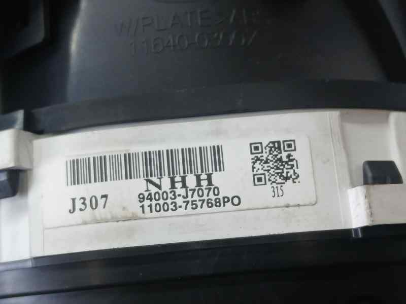 Recambio de cuadro instrumentos para kia cee´d drive referencia OEM IAM 94003J7070 1100375768PO 