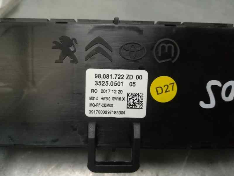 Recambio de mando climatizador para citroën jumpy furgon confort m referencia OEM IAM 98081722ZD  