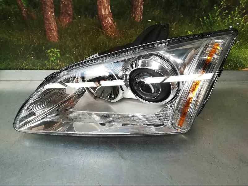 Recambio de faro izquierdo para ford focus berlina (cap) referencia OEM IAM 4M5113101GB CON LUPA 