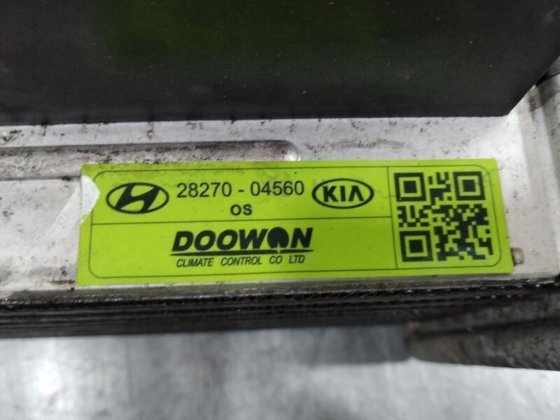 Recambio de intercooler para hyundai kona klass referencia OEM IAM 2827004560  