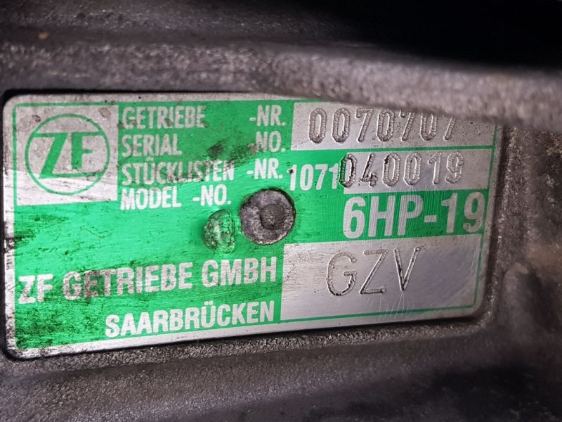 Recambio de caja cambios para audi a8 (4e2) 3.0 tdi quattro referencia OEM IAM GZV 0070707 AUTOMATICA