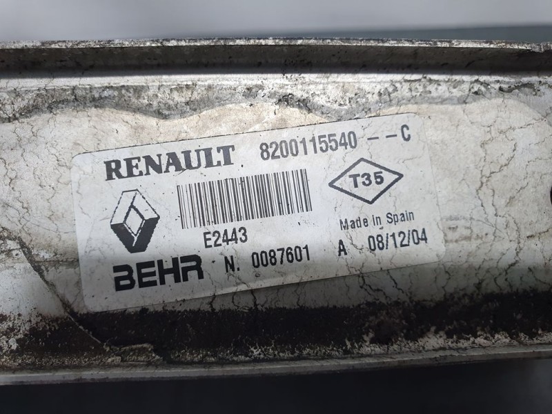 Recambio de intercooler para renault megane ii familiar 1.9 dci diesel referencia OEM IAM 82001155410C 0087601 BEHR