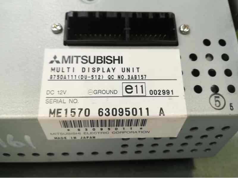 Recambio de sistema navegacion gps para mitsubishi grandis (na0w) 2.0 di-d inform referencia OEM IAM 8750A111 ME157063095011A 