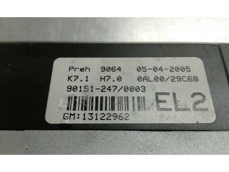 Recambio de mando climatizador para opel astra gtc cosmo referencia OEM IAM 901512470003 1000002362747 BEHR