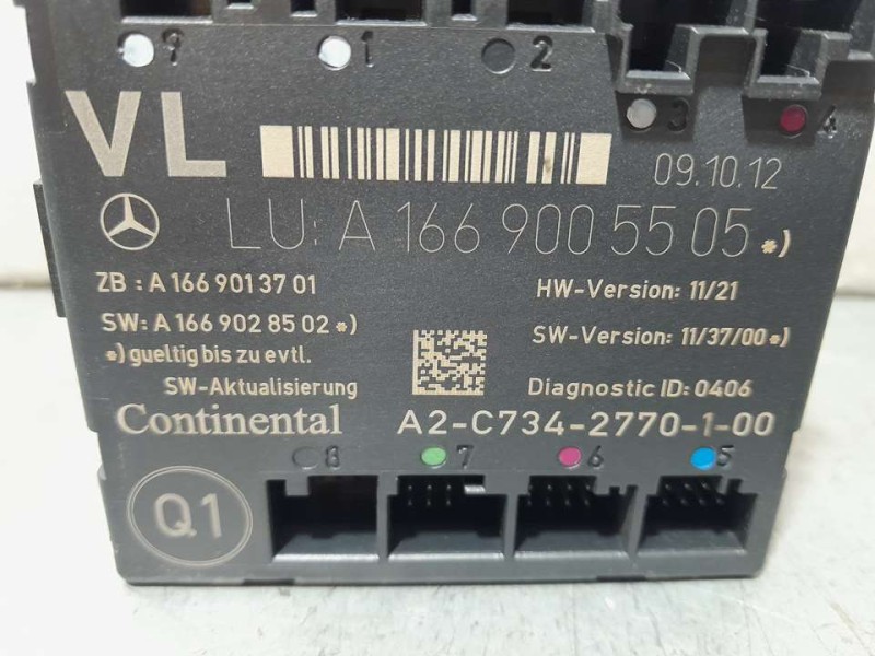 Recambio de modulo confort para mercedes-benz clase b (w246) b 200 cdi be (246.201) referencia OEM IAM A1669005505  