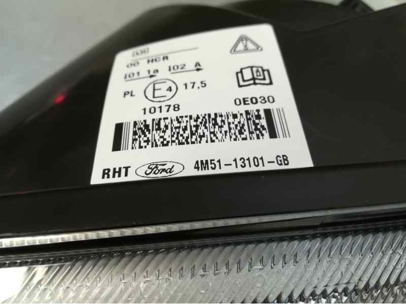 Recambio de faro izquierdo para ford focus berlina (cap) referencia OEM IAM 4M5113101GB CON LUPA 