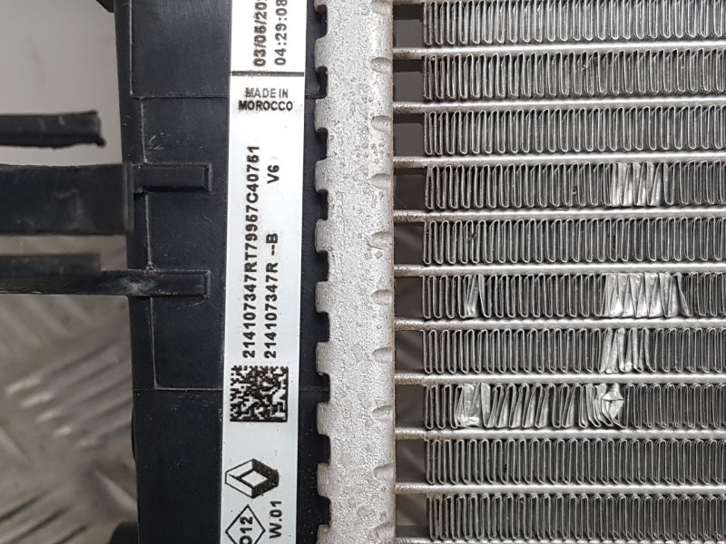 Recambio de radiador agua para dacia sandero iii 1.0 tce 90 referencia OEM IAM 214107347R  