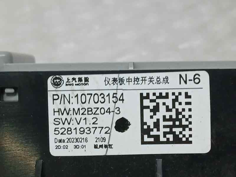 Recambio de mando multifuncion para mg zs 1.0 t-gdi referencia OEM IAM 10703154 52893772 SAIC MOTOR C/ BOTON HAUSE , MANDO CLIMA