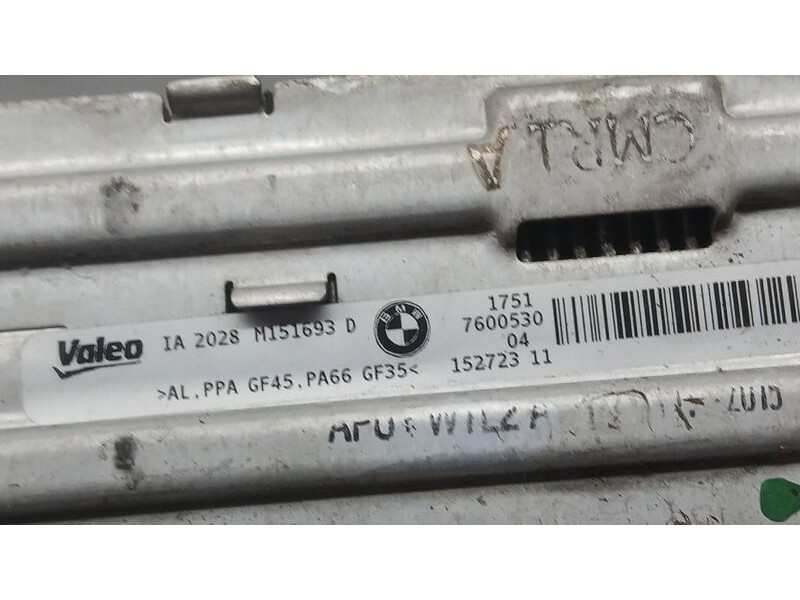 Recambio de intercooler para bmw 1 (f20) 116 d referencia OEM IAM 17517600530 VALEO M151693D