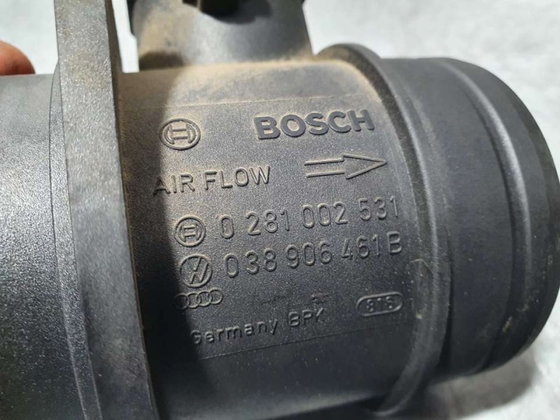 Recambio de caudalimetro para volkswagen caddy ka/kb (2k) kombi referencia OEM IAM 038906461B 0281002531 BOSCH