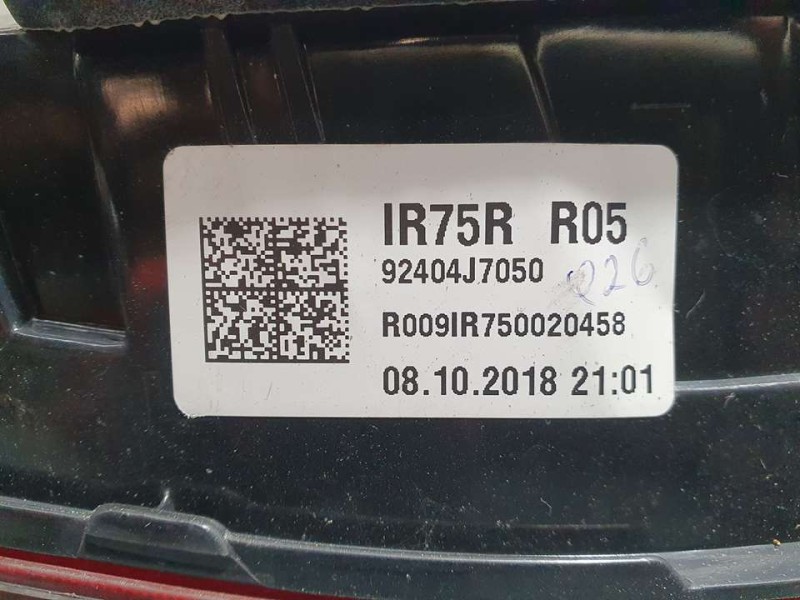 Recambio de piloto trasero derecho para kia cee´d drive referencia OEM IAM 92404J7050  INTERIOR LED