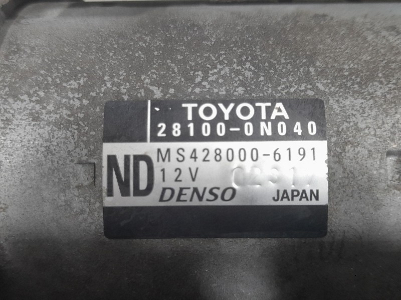Recambio de motor arranque para toyota auris (_e18_) 1.4 d-4d (nde180_) referencia OEM IAM 281000N040 MS4280006191 DENSO
