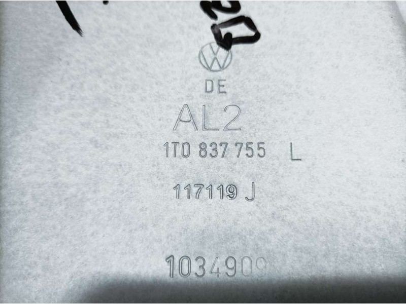 Recambio de elevalunas delantero izquierdo para volkswagen caddy ka/kb (2k) kombi referencia OEM IAM 1T0837755  ELECTRICO