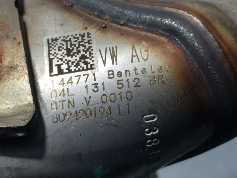 Recambio de enfriador egr para volkswagen touran (5t1) 1.6 tdi referencia OEM IAM 04L131512BR 144771 BENTELR