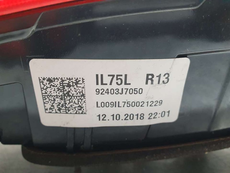 Recambio de piloto trasero izquierdo para kia cee´d drive referencia OEM IAM 92403J7050  INTERIOR LED