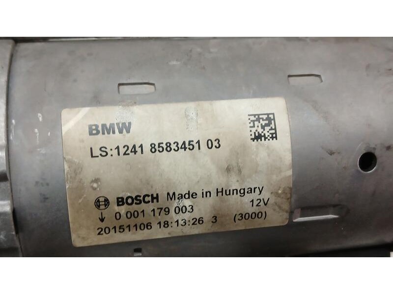Recambio de motor arranque para bmw 1 (f20) 116 d referencia OEM IAM 8583451 BOSCH 0001179003