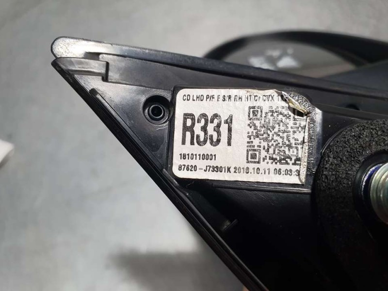 Recambio de retrovisor derecho para kia cee´d drive referencia OEM IAM 87620J73301K 1810110001 ELECTRICO 8 PINES