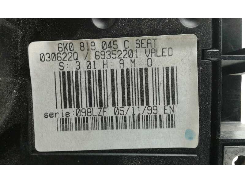 Recambio de mando calefaccion / aire acondicionado para seat cordoba berlina (6k2) 1.9 tdi referencia OEM IAM 6Q0819045C 1000002