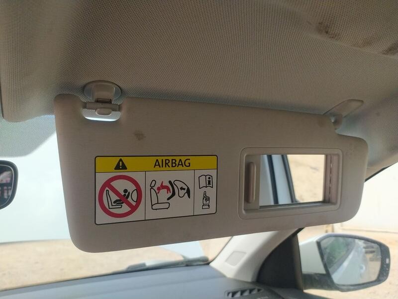 Recambio de parasol derecho para volkswagen t-cross (c11, d31) 1.0 tsi referencia OEM IAM 5G0857552CC3H8  