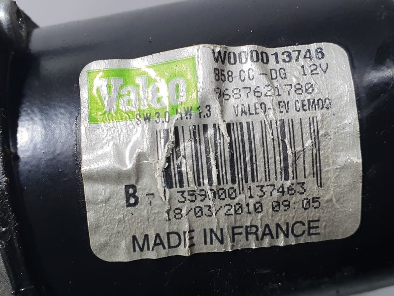 Recambio de motor limpia delantero para citroën c4 picasso avatar referencia OEM IAM 9687621780 W000013746 VALEO