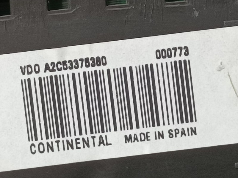 Recambio de cuadro instrumentos para seat leon (1p1) stylance / style referencia OEM IAM 1P0920850E A2C53375380 VDO