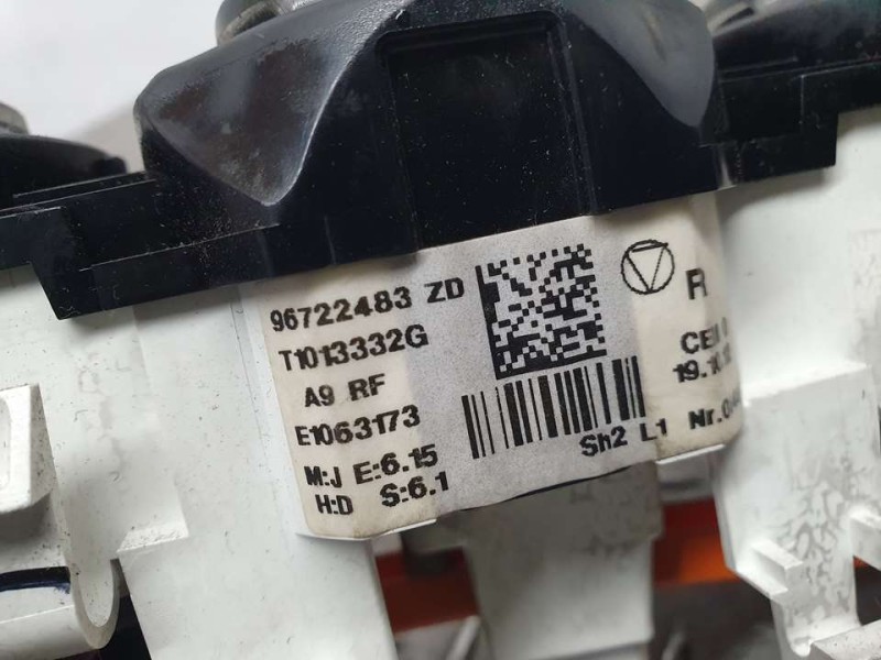 Recambio de mando calefaccion / aire acondicionado para peugeot 208 access referencia OEM IAM 96722483 T1013332G E1063173