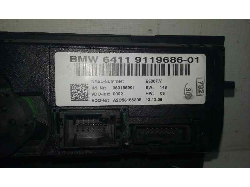Recambio de mando climatizador para bmw serie 3 berlina (e90) 320d referencia OEM IAM A2C53185308 6411911968601 VDO