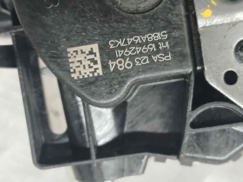 Recambio de cerradura puerta trasera derecha para citroën c3 feel referencia OEM IAM 123984 16942941 ELECTRICA