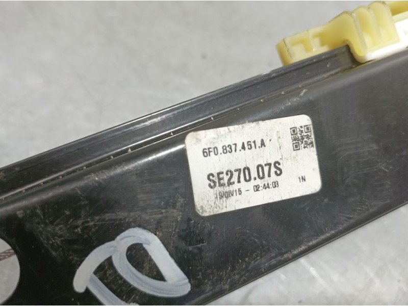 Recambio de elevalunas delantero izquierdo para seat ibiza (kj1) style referencia OEM IAM 6F0837461A  ELECTRICO 24 PINS