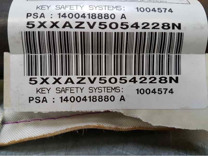 Recambio de airbag cortina delantero derecho para citroën c8 2.0 hdi 160 exclusive referencia OEM IAM 1400418880A 1004574 