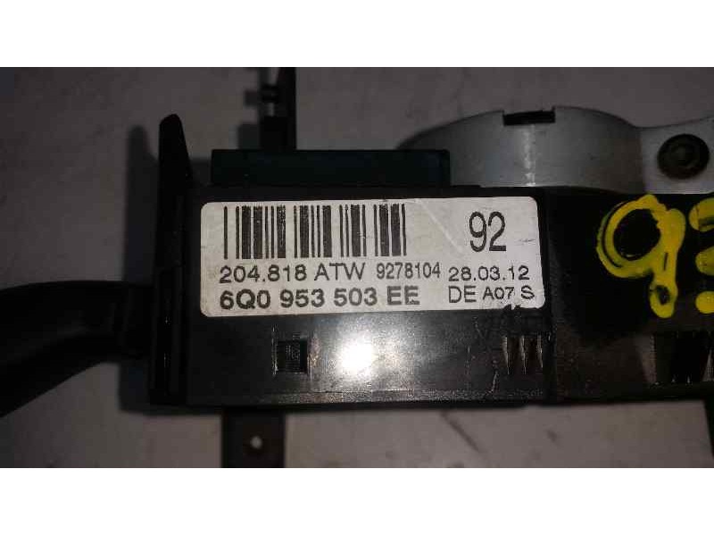Recambio de mando luces y limpia para volkswagen polo (6r1) advance referencia OEM IAM 9278104 6Q0953503EE 
