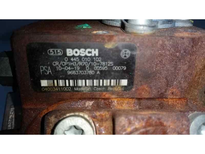 Recambio de bomba alta presion para ford focus berlina (cap) 1.6 tdci cat referencia OEM IAM 0445010102 9683703780 BOSCH