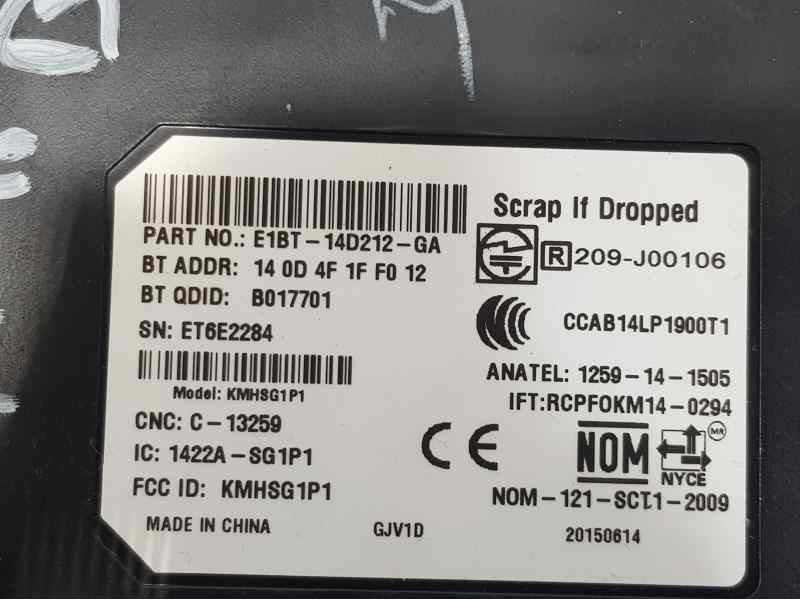 Recambio de modulo electronico para ford ecosport titanium referencia OEM IAM E1BT14D212GA  
