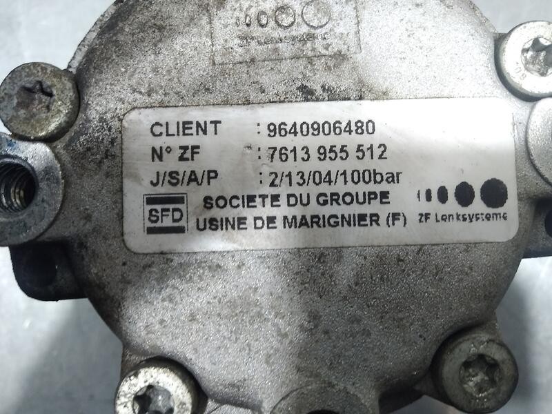 Recambio de bomba direccion para fiat scudo (222) 2.0 16v jtd elx kombi (7 sitze) referencia OEM IAM 9640906480 7613955512 
