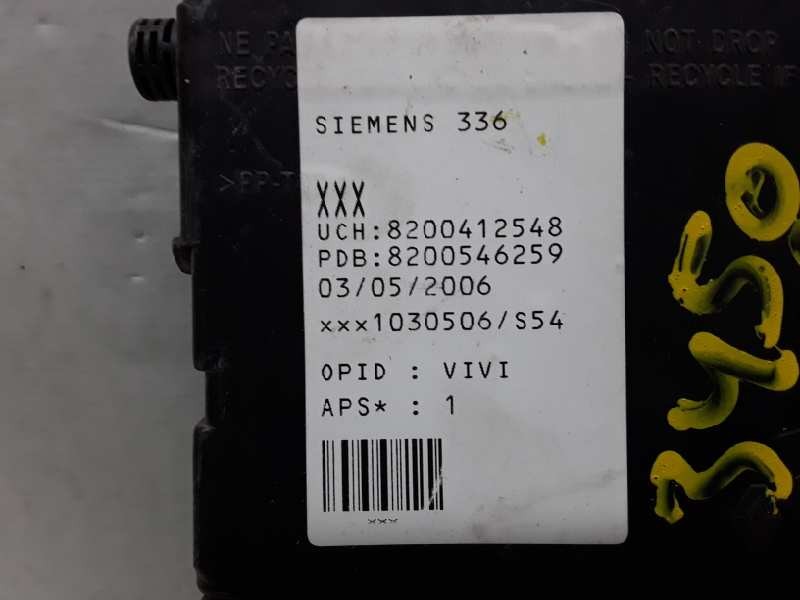 Recambio de centralita cuadro para renault megane ii familiar authentique referencia OEM IAM 8200412548  SIEMENS