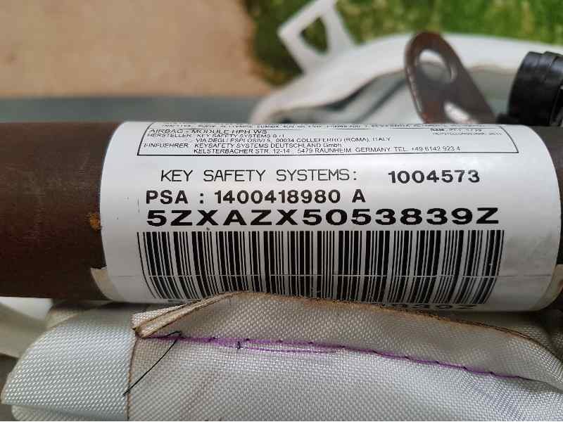 Recambio de airbag cortina delantero izquierdo para citroën c8 2.0 hdi 160 exclusive referencia OEM IAM 1400418980A 1004573 