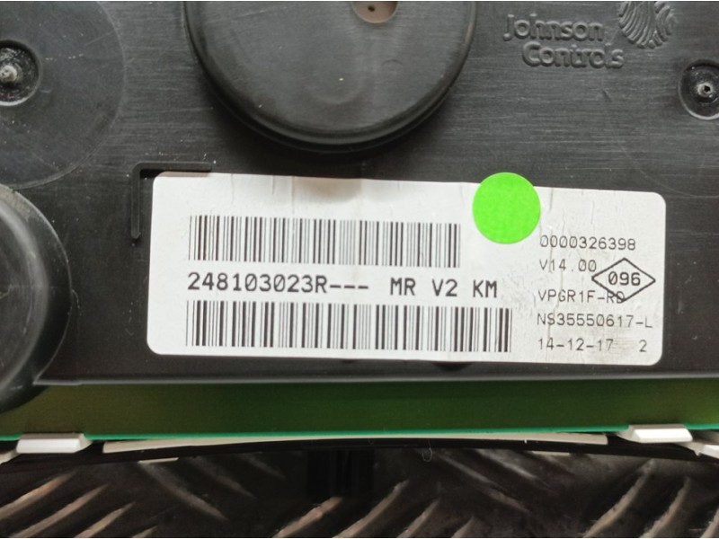 Recambio de cuadro instrumentos para dacia sandero basis referencia OEM IAM 248103023R NS35550317L 
